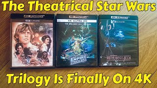 The Theatrical Star Wars Trilogy Is Finally On 4K [upl. by Abbotsun]