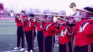 Ecorse High School Marching Band  Lovers and Friends  Trotwood BOTB 2022 [upl. by Cuhp]