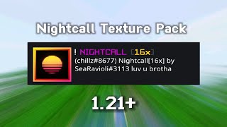 Nightcall texture pack for mcpe 121 FPS Boost🚀 [upl. by Alym]