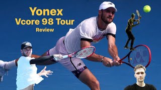 Yonex Vcore 98 Tour review and first impressions Wilson Blade killer [upl. by Alyse272]