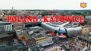 POLAND BEST AND BEAUTIFUL CITY KATOWICE 2024 4K HD  WALK WITH ME  POLAND KATOWICE CITY CENTRE [upl. by Matt195]