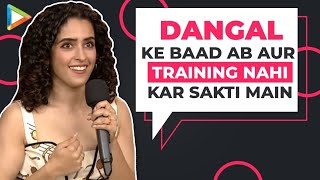 Sanya Malhotra quotAn actor who is the PAGGLAIT of Bollywood isquot Rapid Fire [upl. by Egroeg403]