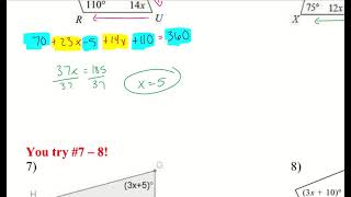 91 Angles of Quadrilaterals and Polygons [upl. by Siddra147]