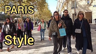 Paris France🇫🇷PARIS AUTUMN 2024🍁 Paris 4KHDR Walking video🎉 Best places visit Paris solo city tour💃 [upl. by Glanville]