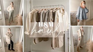 NEW IN HampM HAUL AND TRY ON  Laura Byrnes [upl. by Sutniuq408]