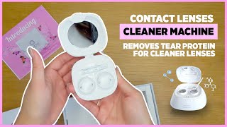 Contact Lenses Cleaner Machine  Removes Tear Protein For Cleaner Lenses [upl. by Branch683]