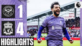 Salah returns with a GOAL amp ASSIST as Reds score FOUR  Brentford 14 Liverpool  Highlights [upl. by Nobel249]