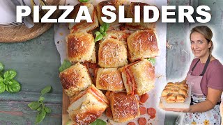 Pizza Sliders  Super Quick Recipe [upl. by Aracat]