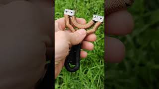 Titan Hunter Slingshot paracord size options [upl. by Sim]