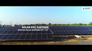 21 MW GROUND MOUNTED SOLAR PROJECT  TERAVON SOLAR ENERGIES PVT LTD [upl. by Aisorbma]