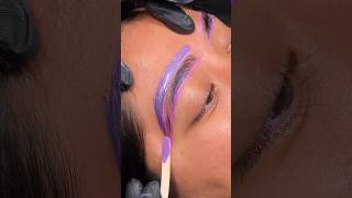 Eyebrow waxing tutorial 😮shortsclean browssubscribe ♥️ [upl. by Ursola960]