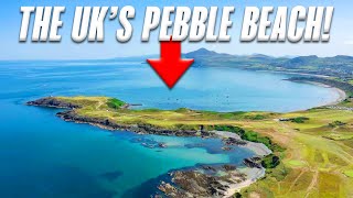 I play the Pebble Beach of the UK AMAZING GOLF COURSE [upl. by Ydor717]