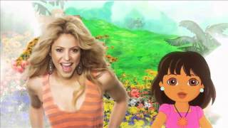 wwwShakiraArgentinacomar quotTodos Juntosquot Dora la Exploradora [upl. by Anieral]