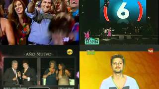 Así la TV Chilena esperó el año nuevo 2012 [upl. by Argyle339]