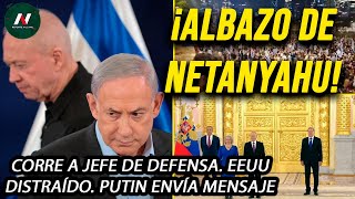 ¡Israel sorprende a EEUU en plena elección Corren al jefe de Defensa Putin encara a embajadora [upl. by Gudrun]