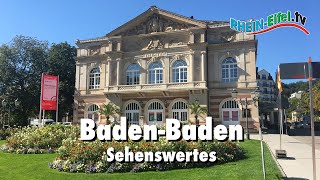 BadenBaden  Sehenswertes  RheinEifelTV [upl. by Kryska]