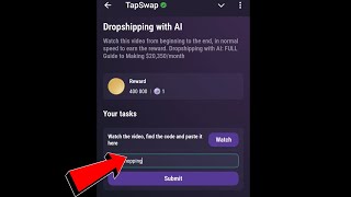 Dropshipping with AI  Tapswap Code  Dropshipping with AI FULL Guide to Making 20350month [upl. by Madson]