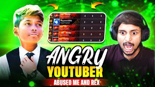 ANGRY YOUTUBER ABUSED ME AND REX ON LIVE🤯RG GAMER GONE MAD😂🤣 NonstopGaming [upl. by Eidod]