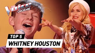 The best WHITNEY HOUSTON Blind Auditions in The Voice Kids [upl. by Enialehs]