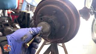 Willys Jeep How To Front Hub and Drum Removal  with Tool [upl. by Adamski4]