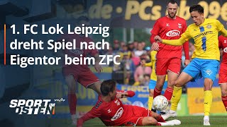 ZFC Meuselwitz vs 1 FC Lok Leipzig  die Tore  Sport im Osten  MDR [upl. by Saiff]