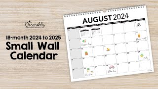 Discover the Perfect Small Wall Calendars for 20242025  Your Ultimate 2025 Calendar Guide📅💖❤️ [upl. by Aromas242]