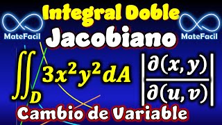 Integral doble usando Jacobiano EXPLICADO PASO A PASO Cambio de Variable Transformación [upl. by Aehta840]