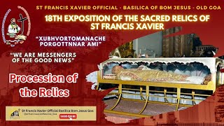 Procession of the Sacred Relics of St Francis Xavier  21 Nov 2024 [upl. by Imac]