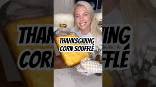 THANKSGIVING SIDE DISH CORN SOUFFLÉ 🦃🌽 cornsouffle thanksgivingrecipes thanksgivingsides [upl. by Tiras554]