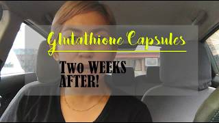 Glutathione Capsules for Whitening TWO WEEKS AFTER [upl. by Cathi279]