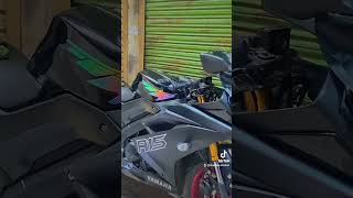 R15 v3 sticker modification viral viralvideo bikers [upl. by Odirfliw]