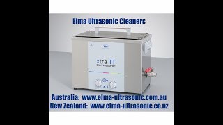 Elmasonic xtra TT series industrial bench top ultrasonic cleaners AUS NZL [upl. by Thea798]