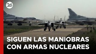 Rusia y Bielorrusia inician segunda fase de sus maniobras de armas nucleares tácticas [upl. by Parrisch51]