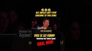 AGT judges cant stop laughing to this song🤣 VIRAL NOW [upl. by Fulks]