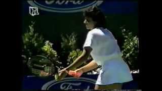 SabatiniGraf v FernandezDurie Australian Open 1989 pt1 [upl. by Namielus358]