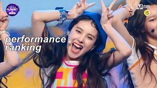 ranking ALL girls planet 999 performances [upl. by Andres]