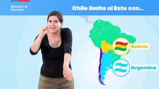 Identificando a Chile en el mapaHistoria Geografía y Cs Sociales 2°básico [upl. by Edda]