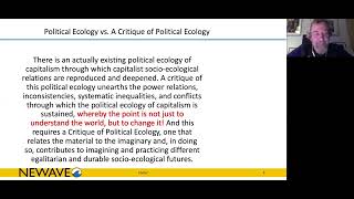 Political economy amp ecology of hydrosocial cycle by Prof Erik Swyngedouw  NEWAVE eLecture Series [upl. by Brittni]