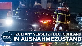 STURMTIEF quotZOLTANquot Heftige Sturmflut trifft auf Hamburg Weihnachtsverkehr stark eingeschränkt [upl. by Noived]