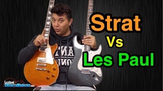 Stratocaster Vs Les Paul Giganti a Confronto  Lezioni di Chitarra Elettrica [upl. by Dnalyram]