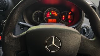 Mercedes Citan OBD EOBD socket location diagnostic port [upl. by Gaelan]