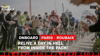 Highlights Onboard ParisRoubaix 2023 [upl. by Ahsik32]