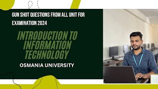 INTRODUCTION TO INFORMATION TECHNOLOGY SEMESTER 3 MOST IMPORTANT QUESTIONS FOR EXAMINATION 2024 [upl. by Bald]