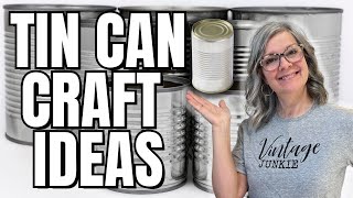 Transform Your Trash into Treasure  Tin Can Craft Ideas [upl. by Alicsirp]