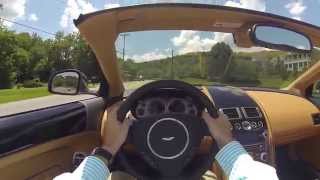 2014 Aston Martin DB9 Volante POV Test Drive [upl. by Cotter]