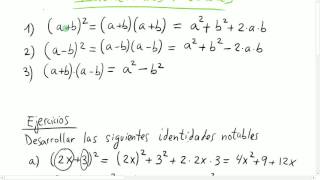 Identidades notables explicación con ejemplos [upl. by Drarig40]