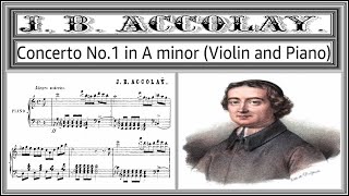 Accolay Jean Baptiste violin concerto no 1 for violin and piano sheet Music [upl. by Bloem]