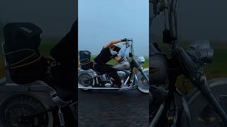 ride to the rally was sum else ☔️🌧️ HarleyDavidson softail vicla lonestarrally harleys biker [upl. by Venice]