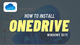 How To Install OneDrive On Windows 1011  Easy 2024 [upl. by Linetta]