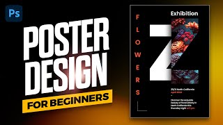 Poster Design Photoshop Tutorial for Beginners [upl. by Cob]